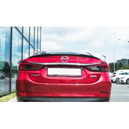 Накладка сплиттер на крышку багажника на Mazda 6 GJ рестайл